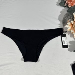 NWT Tavik [ Large ] Ali moderate Bikini Swim Bottom in Textured‎ Amalfi Black
